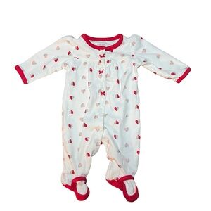 Carters Snap Footie Pajamas Newborn Girl